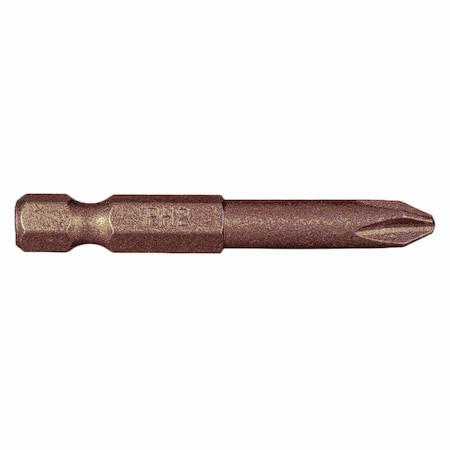 Midwest Fastener 1/4" x 2" #2 Phillips Power Bits 125PK 54128